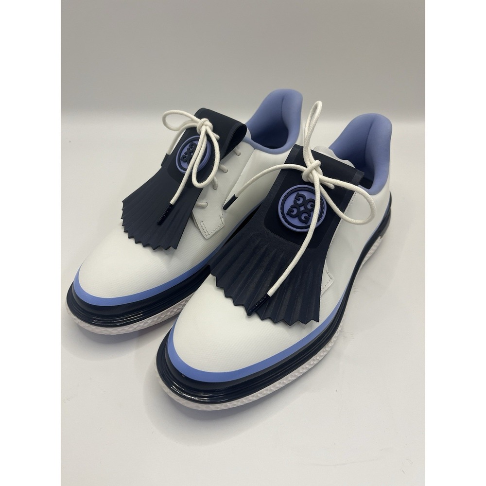 G/FORE Women's Gallivan2R TUXEDO STRIPE Kiltie Golf Shoes - Size 9.5 - GLF000108 - Picture 4 of 13